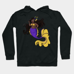 Purple And Yellow Mermaid Hoodie